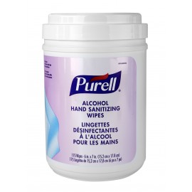 Purell - Lingettes désinfectantes pour les mains à l'alcool - 80 Lingettes