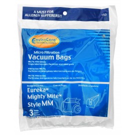 Sac microfiltre pour aspirateur Eureka, Mighty Mite, style MM - paquet de 3 sacs - Envirocare 153