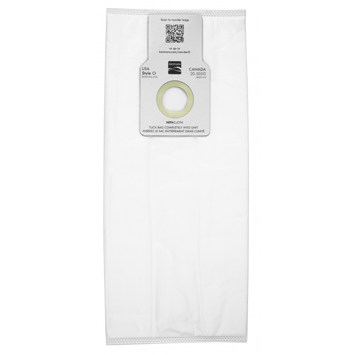Kenmore 53294 Type O Vacuum Bags HEPA for Upright Vacuums Style 6 Pack