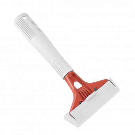 Grattoir commercial pour vitres et planchers - largeur de 4" (10,16 cm) - rouge