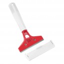 Commercial Glass and Floor Scraper - 4" (10,16 cm) Wide - Red