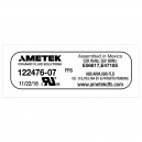 AMETEK MOTOR 1 STAGE TF 120V