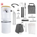 Central Vacuum Kit -  Hose 30' - Turbo-air Brushes, Accessories Kit - Demo