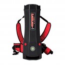 Back Pack Vacuum - 2.4gal (10 L) Tank Capacity - HEPA Filtration - with Accessories - Integrated Electric Outlet