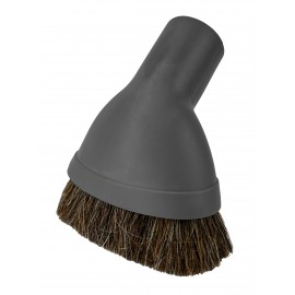 BROSSE EPOUSSETER DOMEST GRIS FONCE 1 1/4" POIL CHEVAL