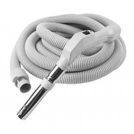 HOSE ASSY CENTRAL 24V 1 3/8"X25' W BUTTON GREY