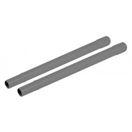 Staight Wand in Plastic - 1.25" x 18.75" - Titanium - Pack of 2