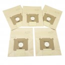 Paper Bag for Johnny Vac Commercial Vacuum  JV5 and Ghibli AS5 - Pack of 5 Bags