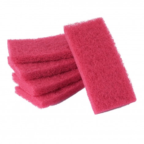 RED UTILITY PAD - 4 X 10" (4 boxes of 5 )