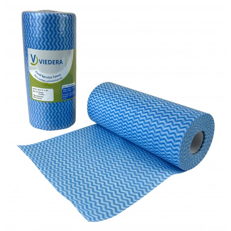 CHIFFON DE SERVICE ALIMENTAIRE EN ROULEAU  9"X20" (50)