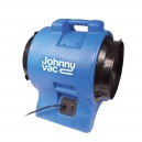 Industrial Blower / Fan / Floor Dryer - Johnny Vac - Fan Diameter 12" (30.4 cm) - Sealed Motor - 1 speed - with Handle - Blue