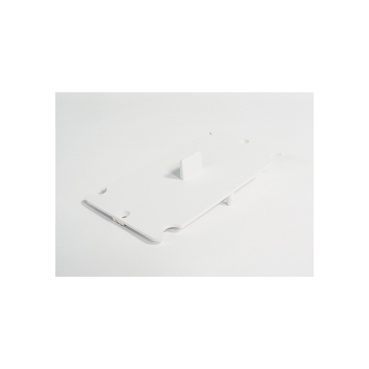 COVER INLET PLATE FITTING FOR CENTRAL VAC PLASTIFLEX WHITE