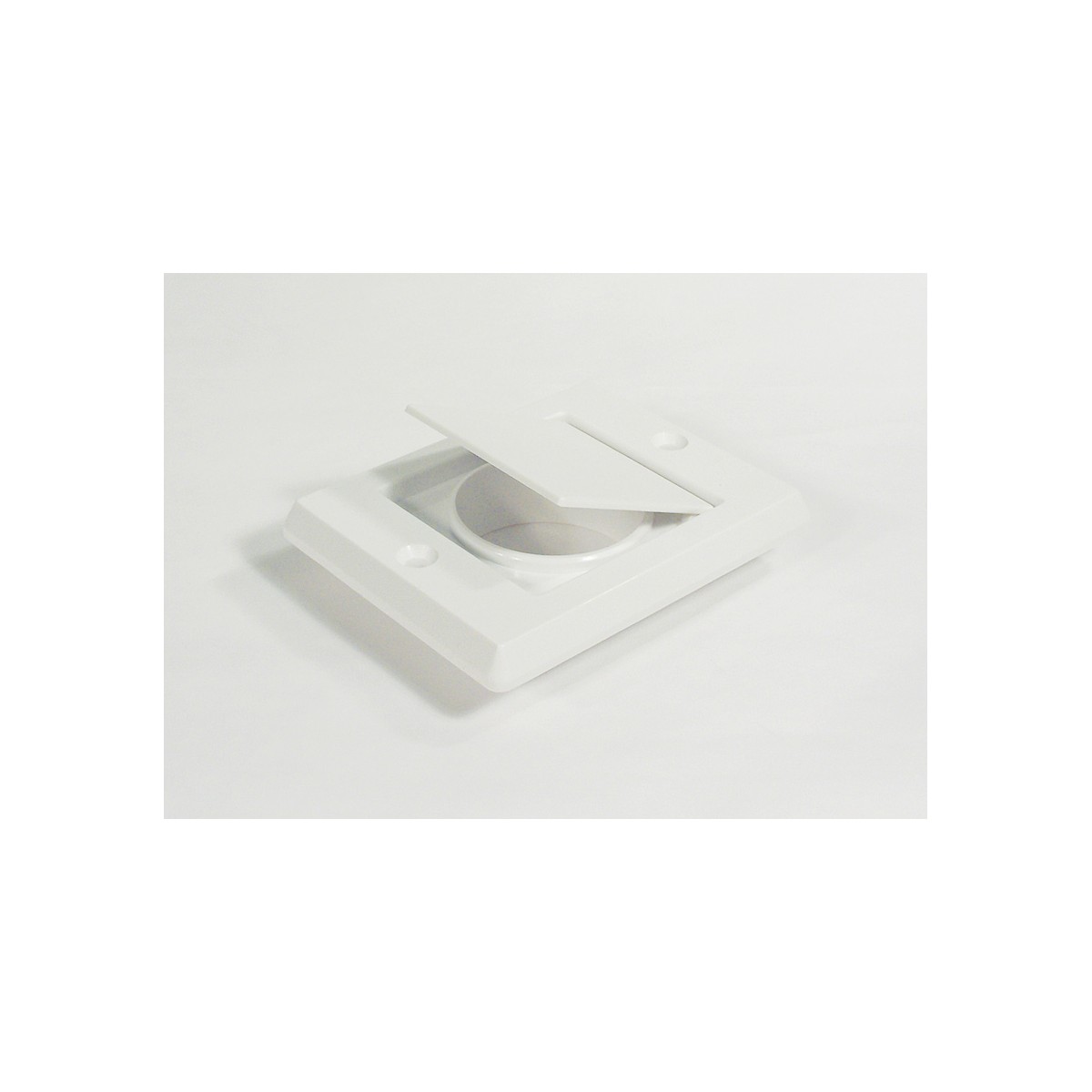 EXHAUST VENT CAP - FITTING FOR CENTRAL VAC - WHITE