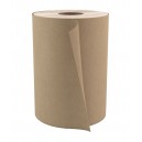 Paper Hand Towel - 7.8" (20 cm)  Width - Roll of 350' (106.7 m) - Box of 12 Rolls - Brown - Cascades H035