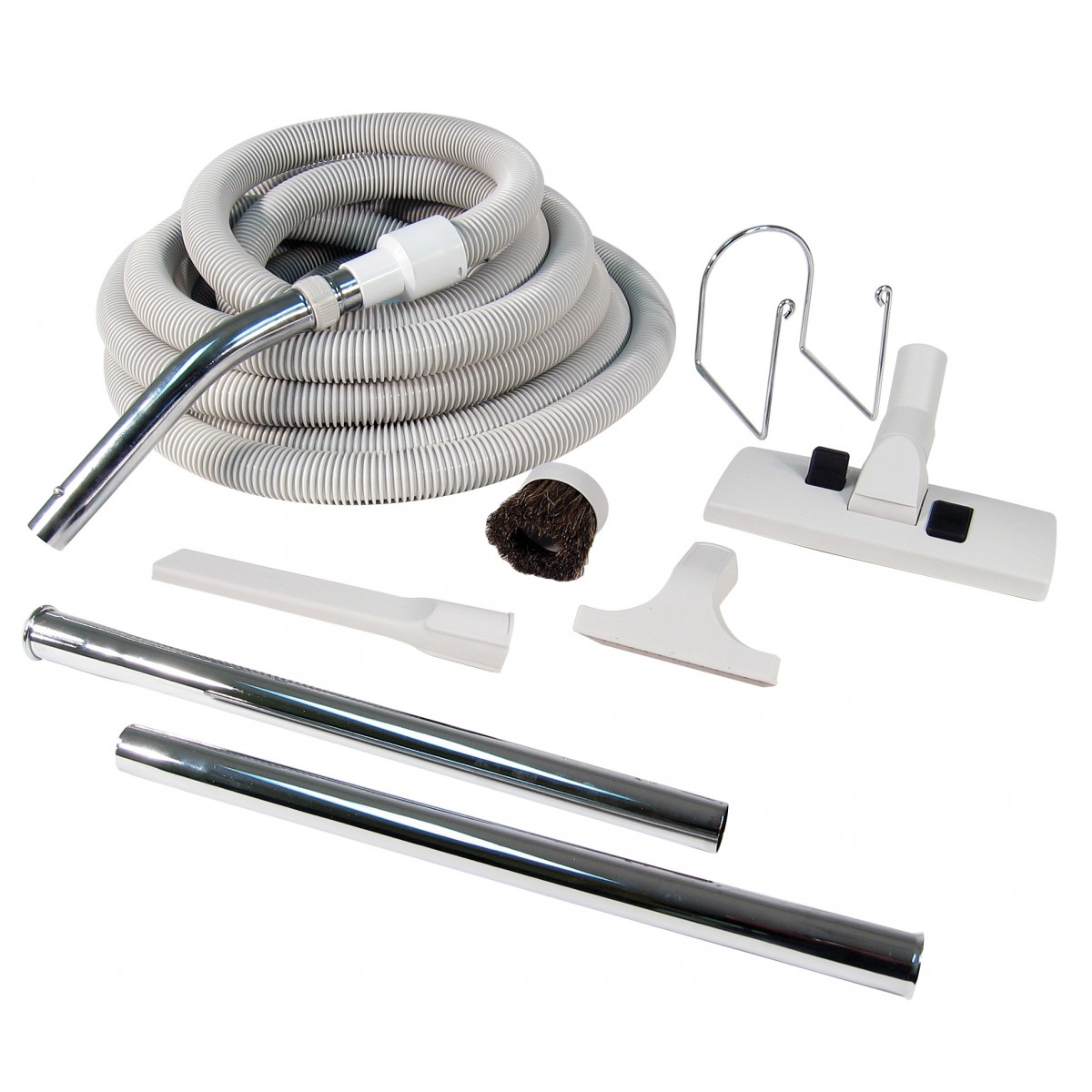 CENTRAL VACUUM KIT 30' HOSE TOOLS AND WAND