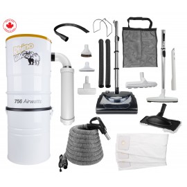 Central Vacuum Kit & Accessories RhinoVac with Powerhead - Demo