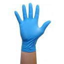 Nitrile Disposable Gloves - Large - 5 mm - Powder-Free - Micro-Textured - Robust - Blue - Aurelia 93898 - Box of 100