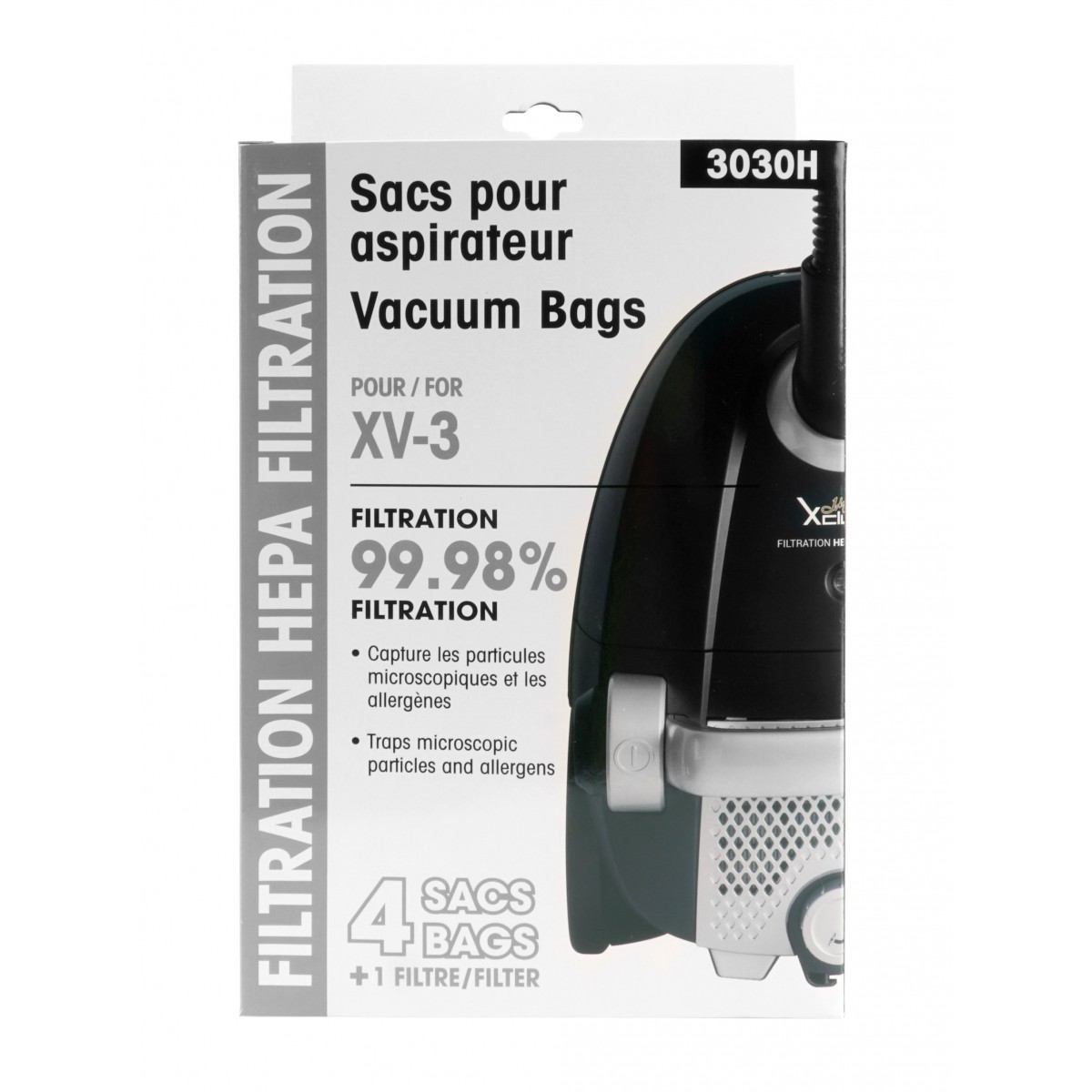 HEPA Microfilter Bag for Vacumaid Vacuum - Pack of 3 Bags - Envirocare  VM12G-H