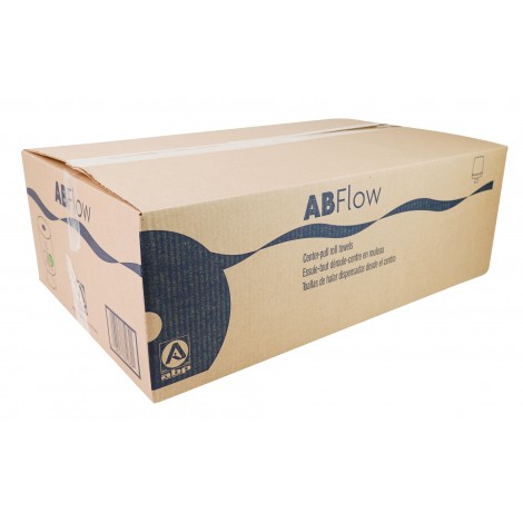 Paper Hand Towels - Centerpull - 2-Ply - 10 x 7.8 in (25.4 cm x 19.8 cm) - Box of 6 Rolls - White - ABP CP6814LB2